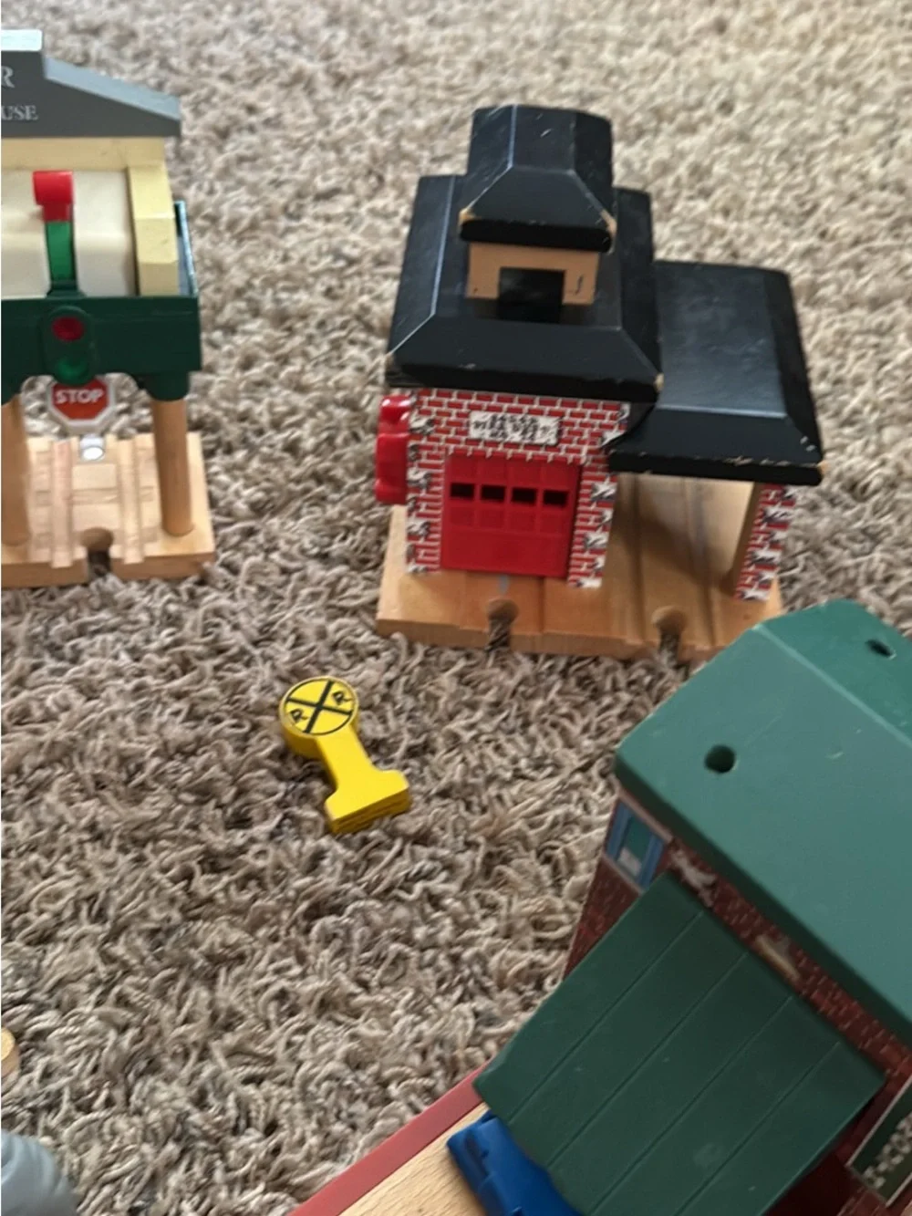 Thomas the Train Wooden Railway Buildings - 8 Pieces